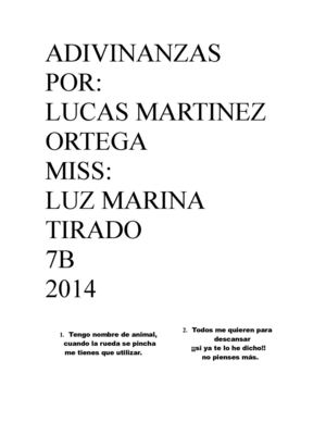 ADIVINANZAS INFANTILES