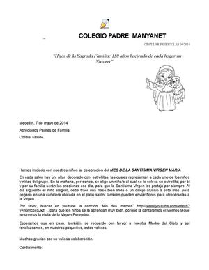 Circular Preescolar Nº4/2014