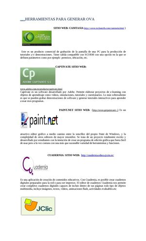 HERRAMIENTAS PARA  OVAS 