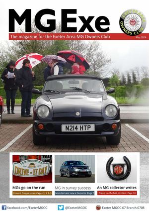 Exeter MGOC Exe Magazine May 2014