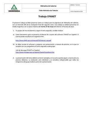 Taller-EPANET