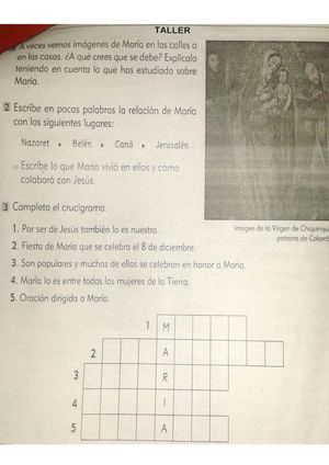 Tarea Fiestas María