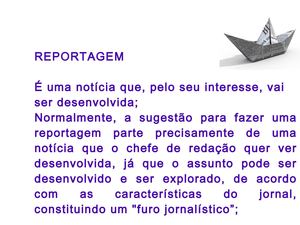 Reportagem- 8º ANO
