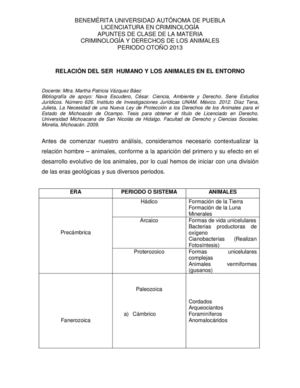 Criminología y Derecho de los Animales. El hombre y el entorno