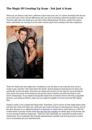 The Magic Of Creating Up Scam - Not Just A Scam