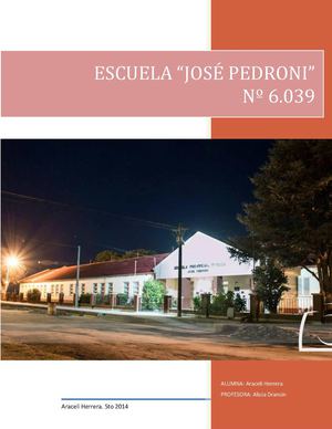 Escuela Primaria "José Pedroni" Nº 6039