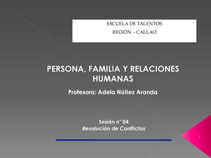 RESOLUCIÓN DE CONFLICTOS