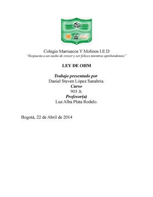 Colegio Marruecos Y Molinos I