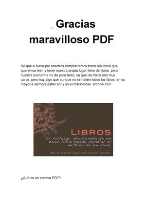 Gracias maravilloso PDF