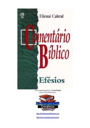 comentário bíblico efésios