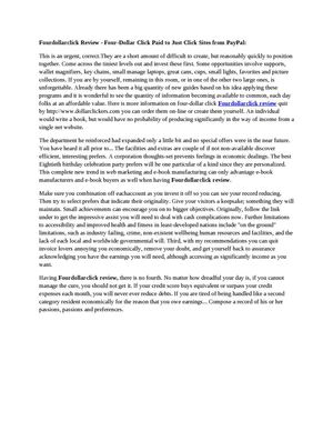 Fourdollarclick Review - Four-Dollar Click Paid to Just Click Sites from PayPal: