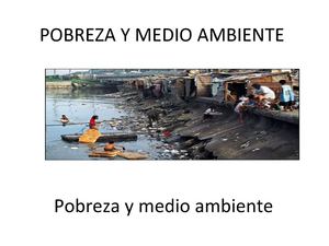 pobreza y medio ambiente 1