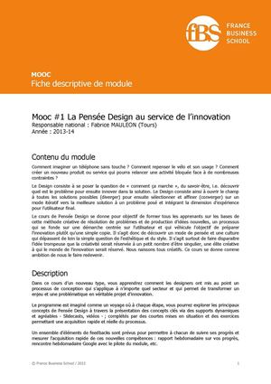 MOOC PENSEE DESIGN