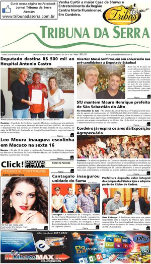 Jornal Tribuna da Serra -  Edição nº 508 - Cordeiro - RJ