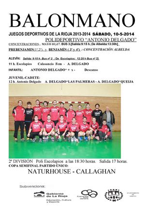 BALONMANO 10-5-14