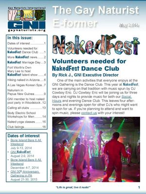 The Gay Naturist E-former: May 2014