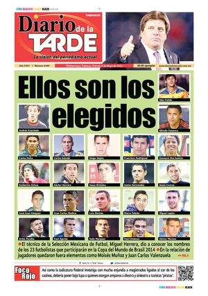 Diario de la Tarde 09 de Mayo del 2014