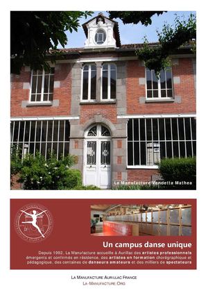 La Manufacture en 8 pages