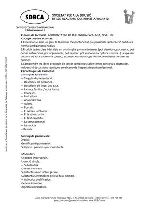 Fitxa GenCat Català