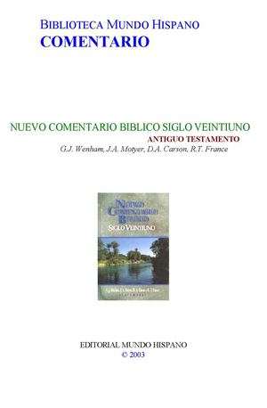 Nuevo-Comentario-Biblico-Siglo XXI Antiguo Testamento