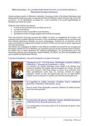 Bibliograhie guerre 1914 petit-couronne