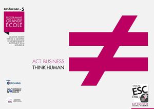 Groupe ESC Pau - Plaquette Grande Ecole Bac+5