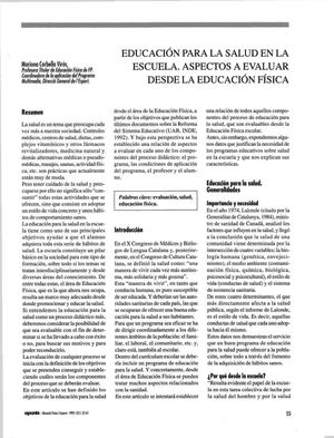 Educación para la salud