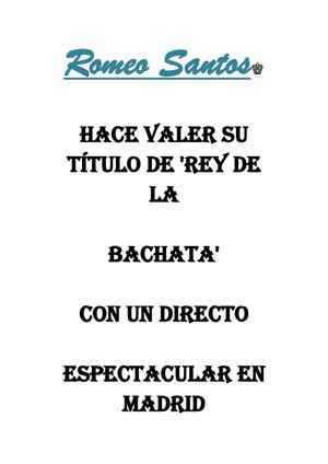 ❣ ROMEO SANTOS ♪