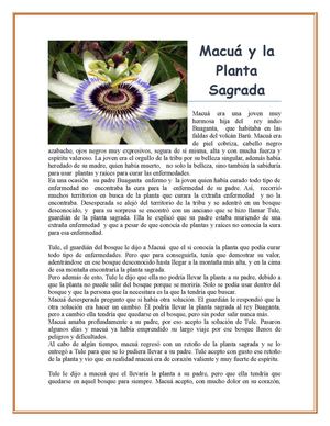 Macúa y La Planta Sagrada