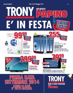 Volantino Papino dal 14 al 25 maggio 2014