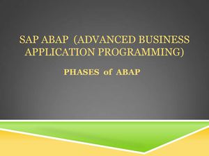 Calaméo - SAP ABAP Courses