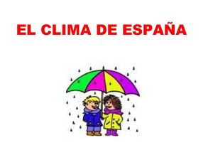 EL CLIMA 5º PRIMARIA
