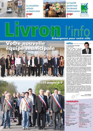Livron l'info - n°61 - mai / juin 2014