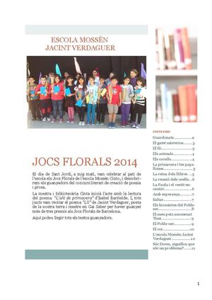 Jocs Florals 2014