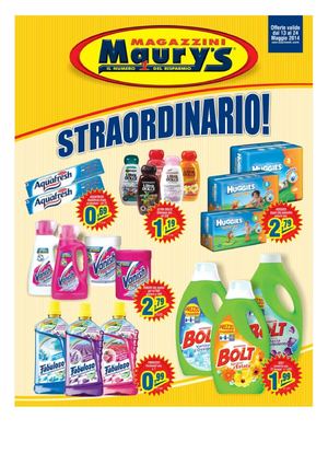 Volantino Maurys 13-24mag