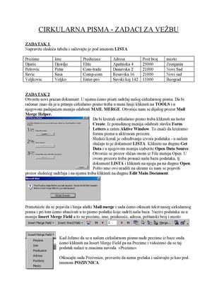 cirkularno pismo u MS-Word-u