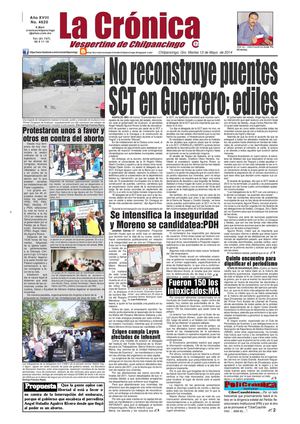 La Crónica 13 de mayo 2014