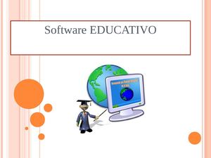 SOFTWARE EDUCATIVO TRABAJO EN POWER POINT