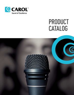 2014 Carol Microphone Catalog
