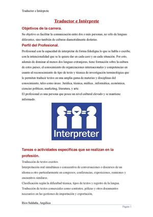 traductor e interprete 