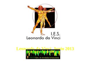 Grupos del Leonardo da Vinci en el curso 2013-2014