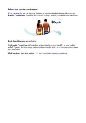 Book cheap flights and save on hotels!