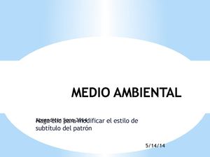 MEDIO AMBIENTAL