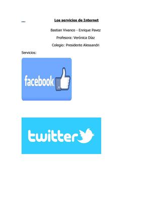 Los servicios de Internet