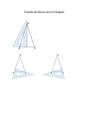 Trazado de alturas de un triángulo (1)