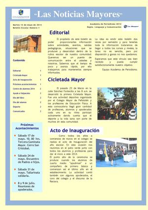 Boletín Mayor