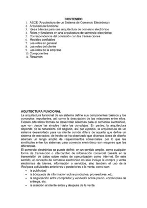 Arquitectura de un Sistema de Comercio Electrónico