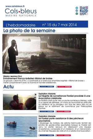 Cols Bleus n°15 du 07 mai 2014