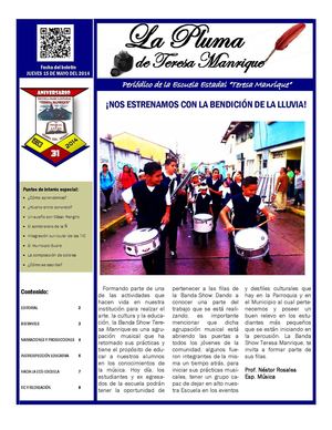 II PERIÓDICO DE LA ESCUELA ESTADAL TERESA MANRIQUE (05-2014)