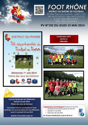 PV 192 du jeudi 15 mai 2014